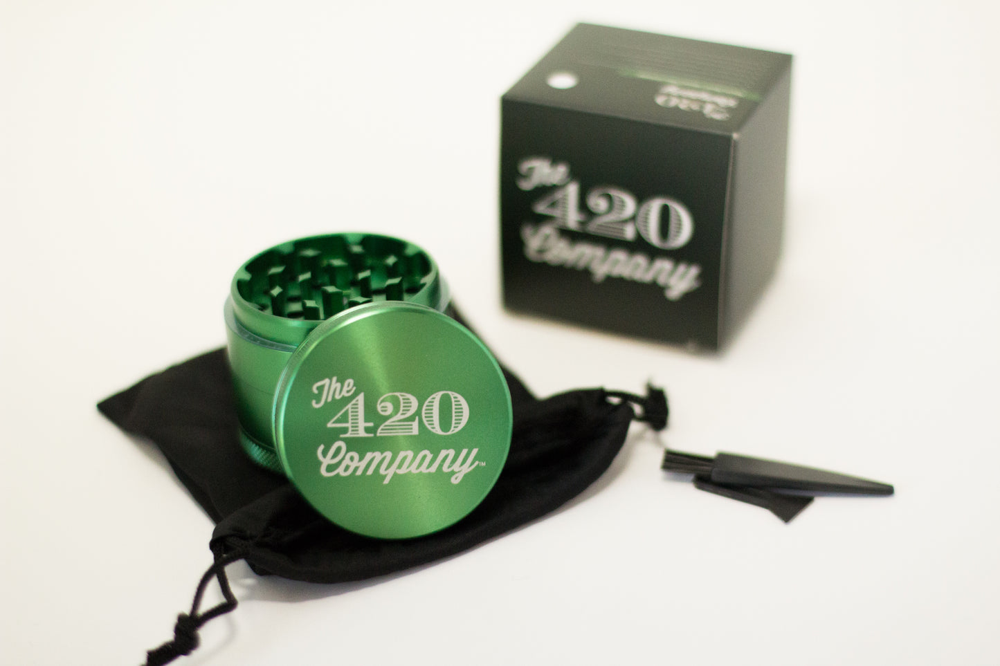 56mm Metal Green Grinder 4pc