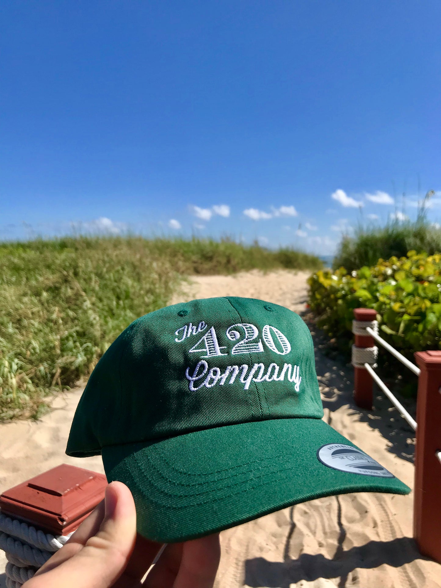 Forest Green 420 Dad Hat