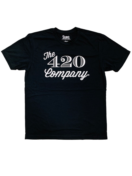 Black 420 Logo Tee