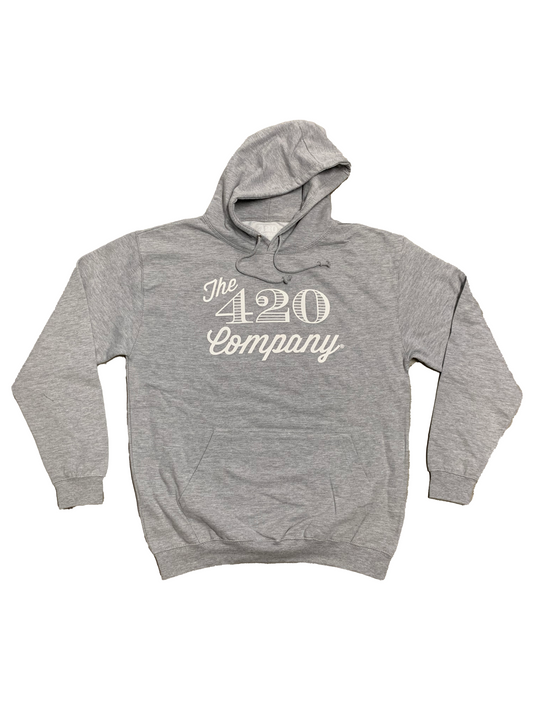 Gray 420 Logo Hoodie