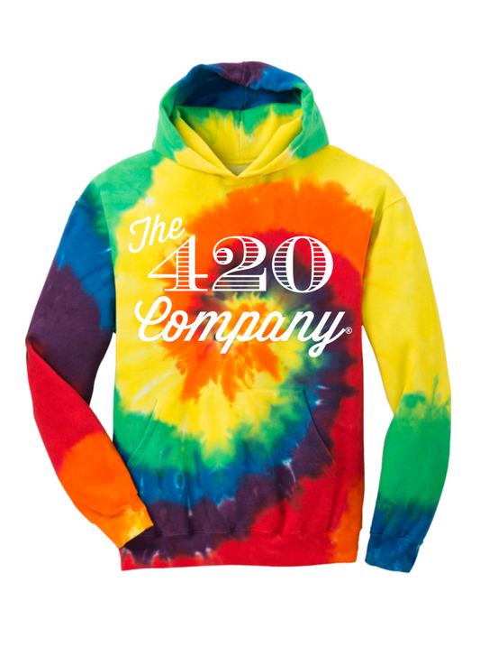 420 Logo Tie-Dye Hoodie
